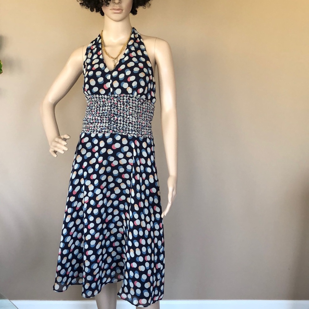Yves Cossette DePeche Mode halter dress